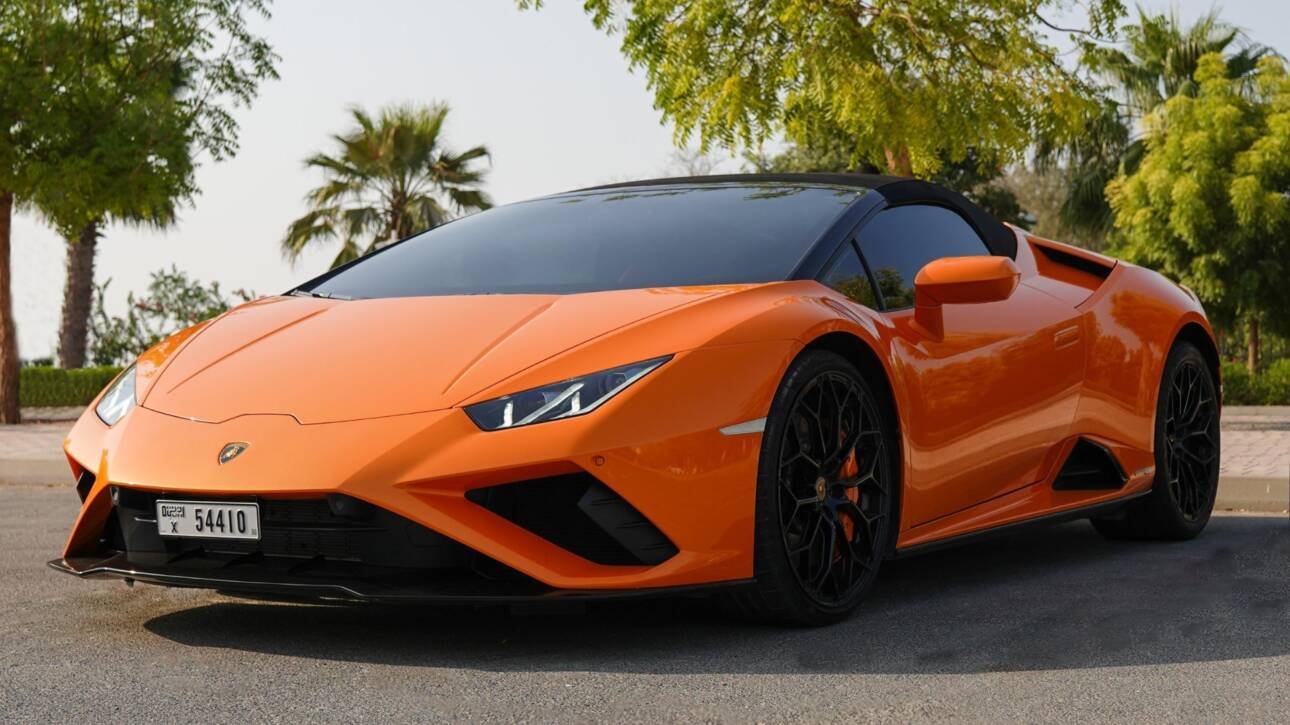 Lamborghini Huracán EVO Spyder Rental Dubai